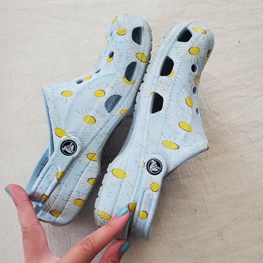 Crocs daisy blue women's 8 men's 6 - Picture 6 of 9